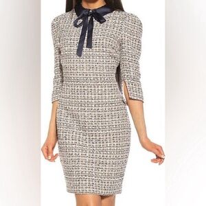 NWT Alexia Admor Camila Tweed Dress